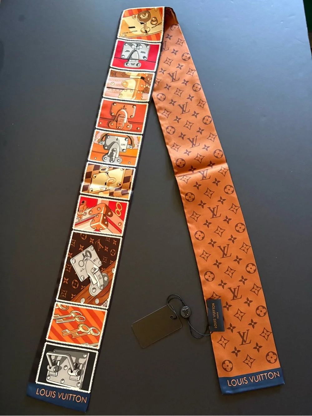 Fashion Silk Long Scarf Twilly